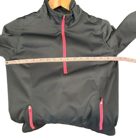 Nike Golf Womens Grey 1/2 Zip Pullover with Bright Pink Accents XS - Picture 16 of 16